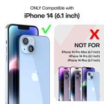 TAURI 3-in-1 Magnetic iPhone 14 Case with Protectors