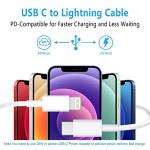 USB C to Lightning Cable 3-Pack, 6FT