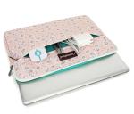 Pink Chrysanthemum Laptop Sleeve for 14-Inch Laptops