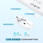 Seenda Wireless Keyboard and Mouse Combo - White