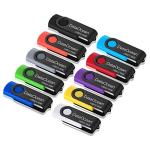 10 Pack 16GB USB 2.0 Flash Drives - Colorful