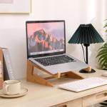 Wooden Vertical Laptop Stand for 13-18.6in Laptops