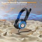 LEVN USB Headset with Mic for PC and Laptop