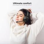 LEVN USB Headset with Mic for PC and Laptop