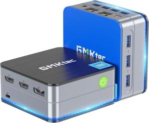 GMKtec Mini PC Nucbox G2 Plus 4K Triple Display