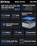 GMKtec Mini PC Nucbox G2 Plus 4K Triple Display