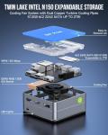 GMKtec Mini PC Nucbox G2 Plus 4K Triple Display