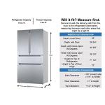 800 Series 36" Smart Stainless Steel French Door Refrigerator