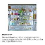 800 Series 36" Smart Stainless Steel French Door Refrigerator