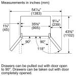 800 Series 36" Smart Stainless Steel French Door Refrigerator
