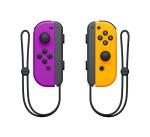 Nintendo Joy-Con Controllers in Neon Purple/Orange