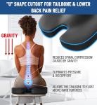 Memory Foam Seat Cushion for Office & Car Use