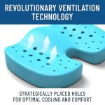 Memory Foam Seat Cushion for Office & Car Use