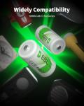 EBL 5000mAh Rechargeable C Size Battery Pack of 8
