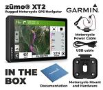 Garmin Zumo XT2 MT-S Motorcycle GPS Navigator Bundle