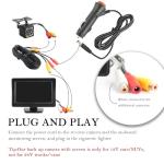 Backup Camera with 4.6'' Monitor and Night Vision