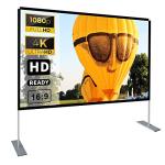 100-Inch Portable HD Projector Screen with Stand