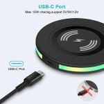 Samsung Fast Wireless Charging Pad for Android & iPhone