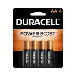 Duracell AA Batteries, 4 Count Pack, Long-lasting Power