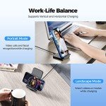 15W Fast Wireless Charger Stand - 2 Pack