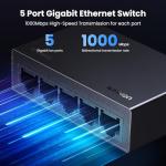 UGREEN 5-Port Gigabit Ethernet Switch Hub
