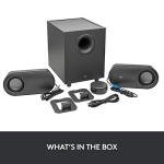 Logitech Z407 Bluetooth Speakers with Subwoofer, Black