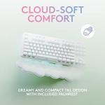 Logitech G715 Wireless Gaming Keyboard - White Mist