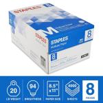 Staples 20 lb Multipurpose Printer Paper, 4000 Sheets