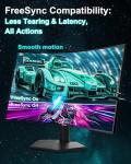 SANSUI 27" Curved 160Hz Gaming Monitor 1080P