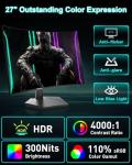 SANSUI 27" Curved 160Hz Gaming Monitor 1080P