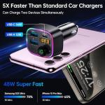 Syncwire Bluetooth 5.4 Car FM Transmitter Adapter