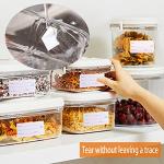 1000 Removable Food Labels - Easy Write Date Stickers