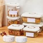 1000 Removable Food Labels - Easy Write Date Stickers