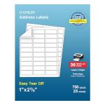 Address Labels for Laser & Inkjet Printers, 750 Pack