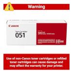 Canon 051 Black Toner Cartridge for Printers