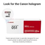 Canon 051 Black Toner Cartridge for Printers