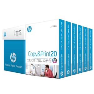 HP Printer Paper 8.5" x 11" 20 lb 6 Pack