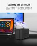 TERRAMASTER D2-320 2-Bay USB 3.2 RAID Storage