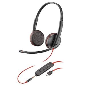 Poly Blackwire 3225 Wired Headset with Noise-Canceling Mic