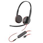 Poly Blackwire 3225 Wired Headset with Noise-Canceling Mic