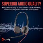 Poly Blackwire 3225 Wired Headset with Noise-Canceling Mic