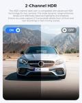 4K Dual Dash Cam with Night Vision and WiFi