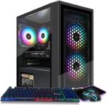 High-Performance Gaming Desktop PC with RGB Fans