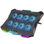AICHESON RGB Gaming Laptop Cooling Pad with 8 Fans