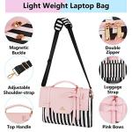 MATEIN Slim Laptop Bag for Women, Pink