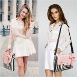 MATEIN Slim Laptop Bag for Women, Pink