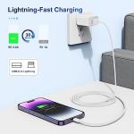 3 Pack 6ft Apple MFi Lightning Charger Cables