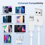 3 Pack 6ft Apple MFi Lightning Charger Cables
