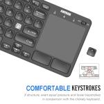 Arteck 7-Color Bluetooth Touch Keyboard with Touchpad