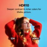 HORION 43" 4K UHD Smart TV with Dolby Audio